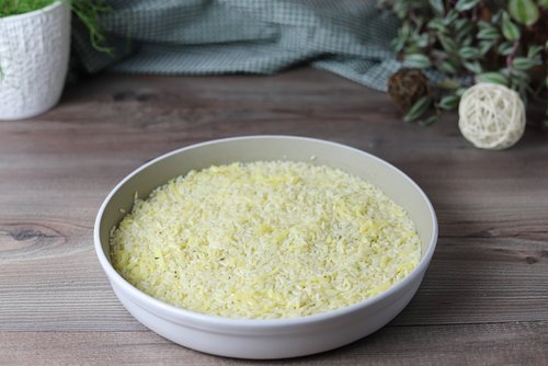 Brokkoli-Reisauflauf aus der runden Ofenhexe von Pampered Chef®
