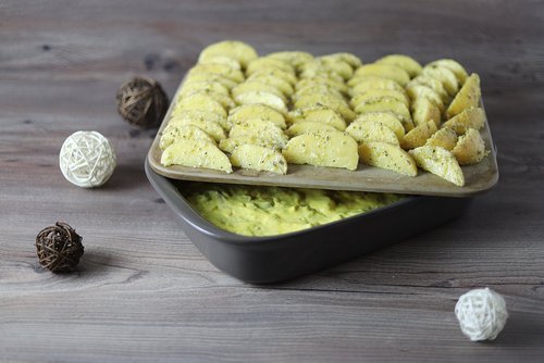 Puten-Curry mit Parmesan-Wedges im Grundset von Pampered Chef®