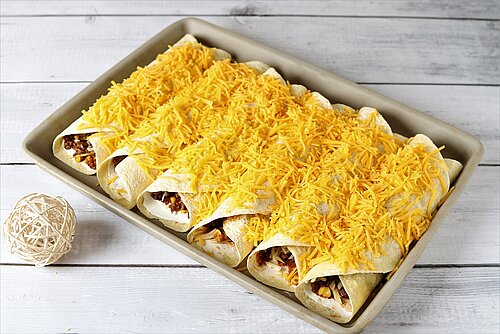 Mexikanische Burritos (Wraps) im Ofenzauberer von Pampered Chef®