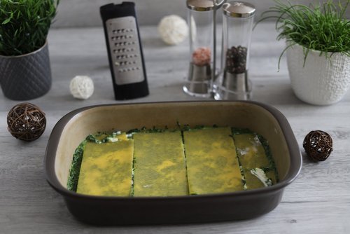 Spinat-Lasagne in der Ofenhexe von Pampered Chef®